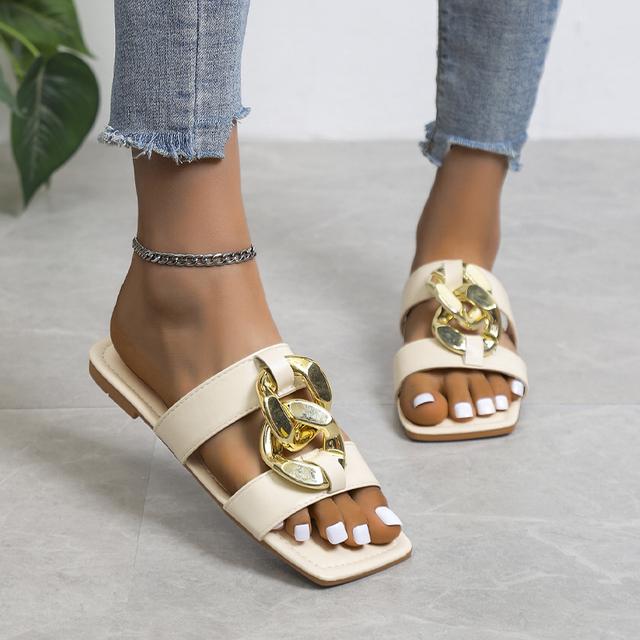 Женские тапочки на плоской подошве с цепочкой Fad Beach Shoes Летние сандалии с открытой пяткой Новая тенденция повседневная обувь Женские шлепанцы Женские шлепанцы 36 бежевый
Женские тапочки на плоской подошве с цепочкой Fad Beach Shoes Летние сандалии с открытой пяткой Новая тенденция повседневная обувь Женские шлепанцы Женские шлепанцы 36 бежевый