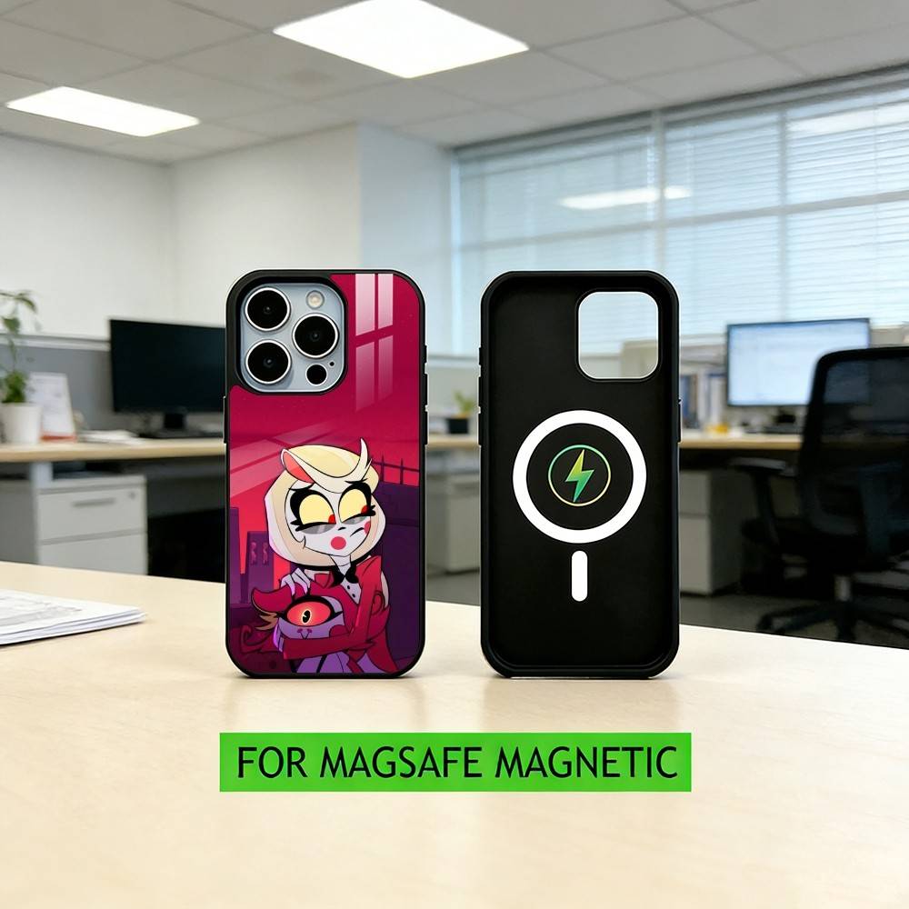 Hazbin Hotel Charlie Morningstar Phone Case For iPhone17,16,15,14,13,12,11 Plus,Pro Magnetic For Magsafe Wireless Charging iPhone13PROMAX
Hazbin Hotel Charlie Morningstar Phone Case For iPhone17,16,15,14,13,12,11 Plus,Pro Magnetic For Magsafe Wireless Charging iPhone13PROMAX
