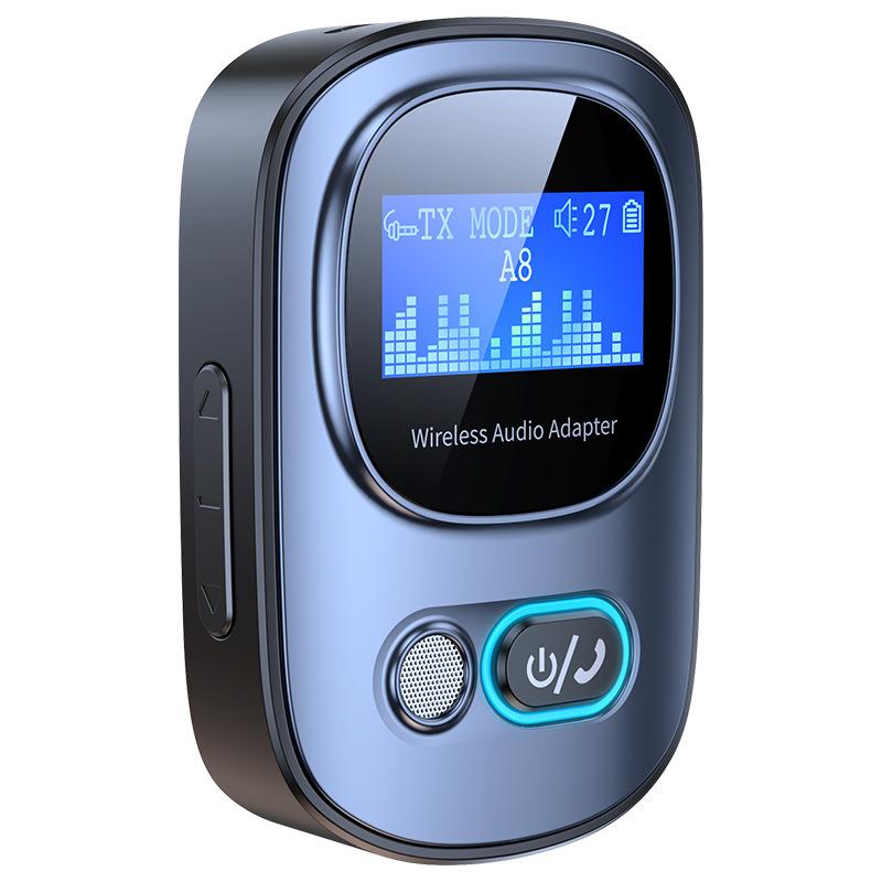 РК-дисплей 2-в-1 Bluetooth 5.3 Приймач і передавач Бездротовий 3,5 мм AUX Bluetooth аудіоадаптер 1pc
РК-дисплей 2-в-1 Bluetooth 5.3 Приймач і передавач Бездротовий 3,5 мм AUX Bluetooth аудіоадаптер 1pc