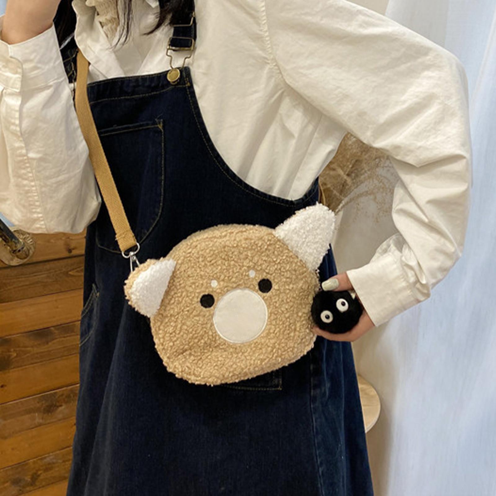 Lamb Hair Small Bag, Female Student Plush Shoulder Bag, Cartoon Cute Girl Crossbody Bag One Size хаки
Lamb Hair Small Bag, Female Student Plush Shoulder Bag, Cartoon Cute Girl Crossbody Bag One Size хаки