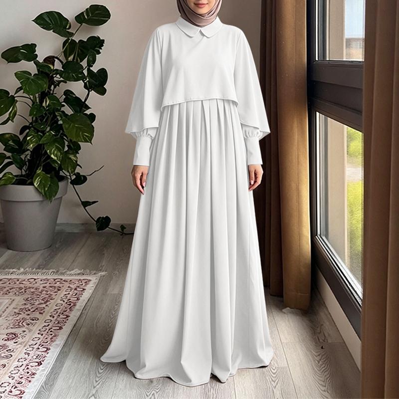 ZANZEA Women Muslim Casual Round Neck Solid Color Long Sleeve Loose Dress 3XL білий
ZANZEA Women Muslim Casual Round Neck Solid Color Long Sleeve Loose Dress 3XL білий
