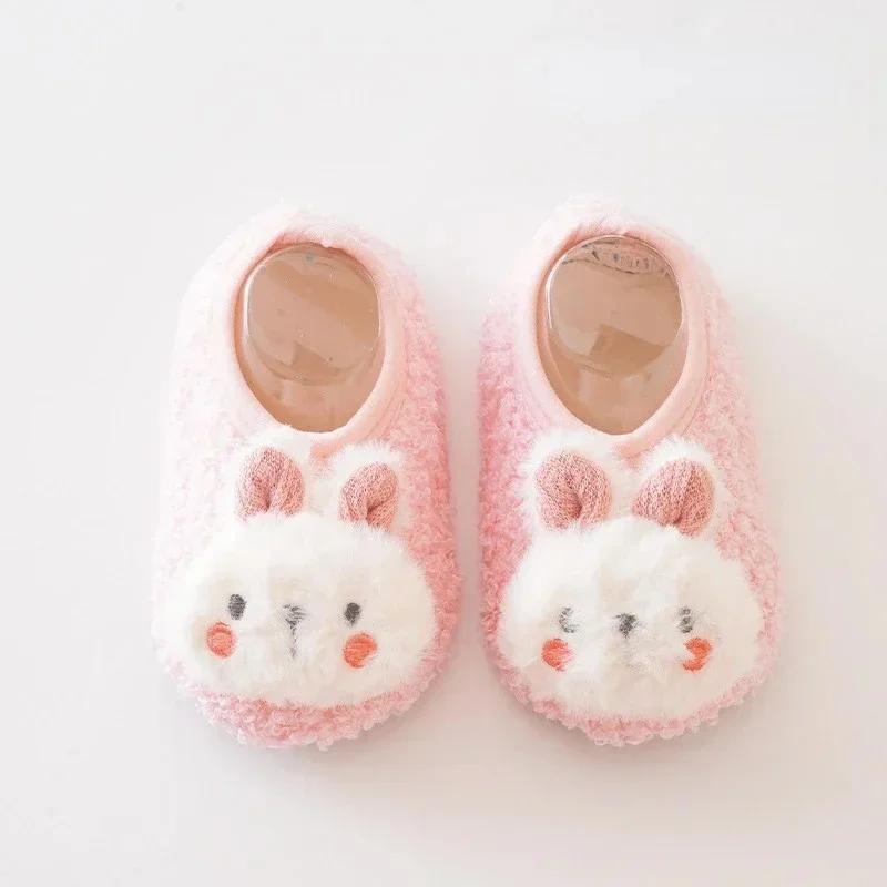 Cartoon Rabbit Baby Floor Socks Kids Plush Slippers Toddler Warm Shoes Children Soft Non-slip Prewalkers Indoor Home Slippers M(1-2Years) рожевий
Cartoon Rabbit Baby Floor Socks Kids Plush Slippers Toddler Warm Shoes Children Soft Non-slip Prewalkers Indoor Home Slippers M(1-2Years) рожевий