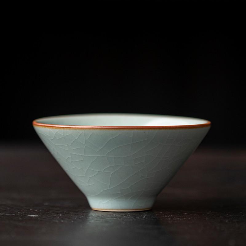 1 Pc Chinese Tradition Ru Kiln Ceramic Tea Cup Handmade Teacup Tea Bowl Travel Personal Master Cup Household Tea Set Accessories Teacup
1 Pc Chinese Tradition Ru Kiln Ceramic Tea Cup Handmade Teacup Tea Bowl Travel Personal Master Cup Household Tea Set Accessories Teacup