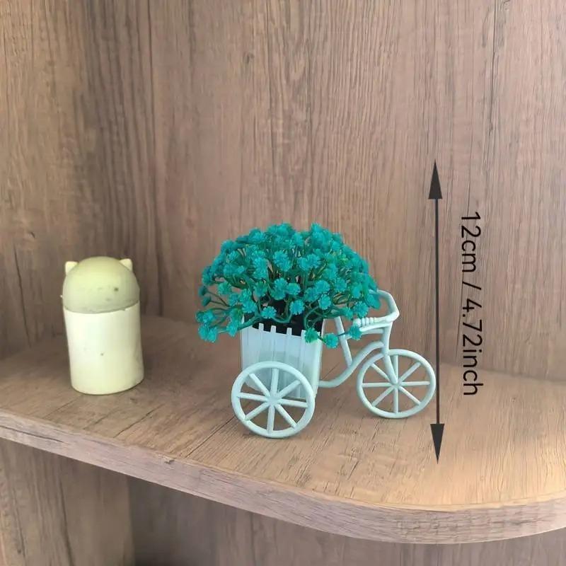 1pc Vintage Mini Bicycle Model with Flower Basket, Faux Greenery for Farmhouse Charm, Perfect Photo Prop & Desk Decor синій
1pc Vintage Mini Bicycle Model with Flower Basket, Faux Greenery for Farmhouse Charm, Perfect Photo Prop & Desk Decor синій