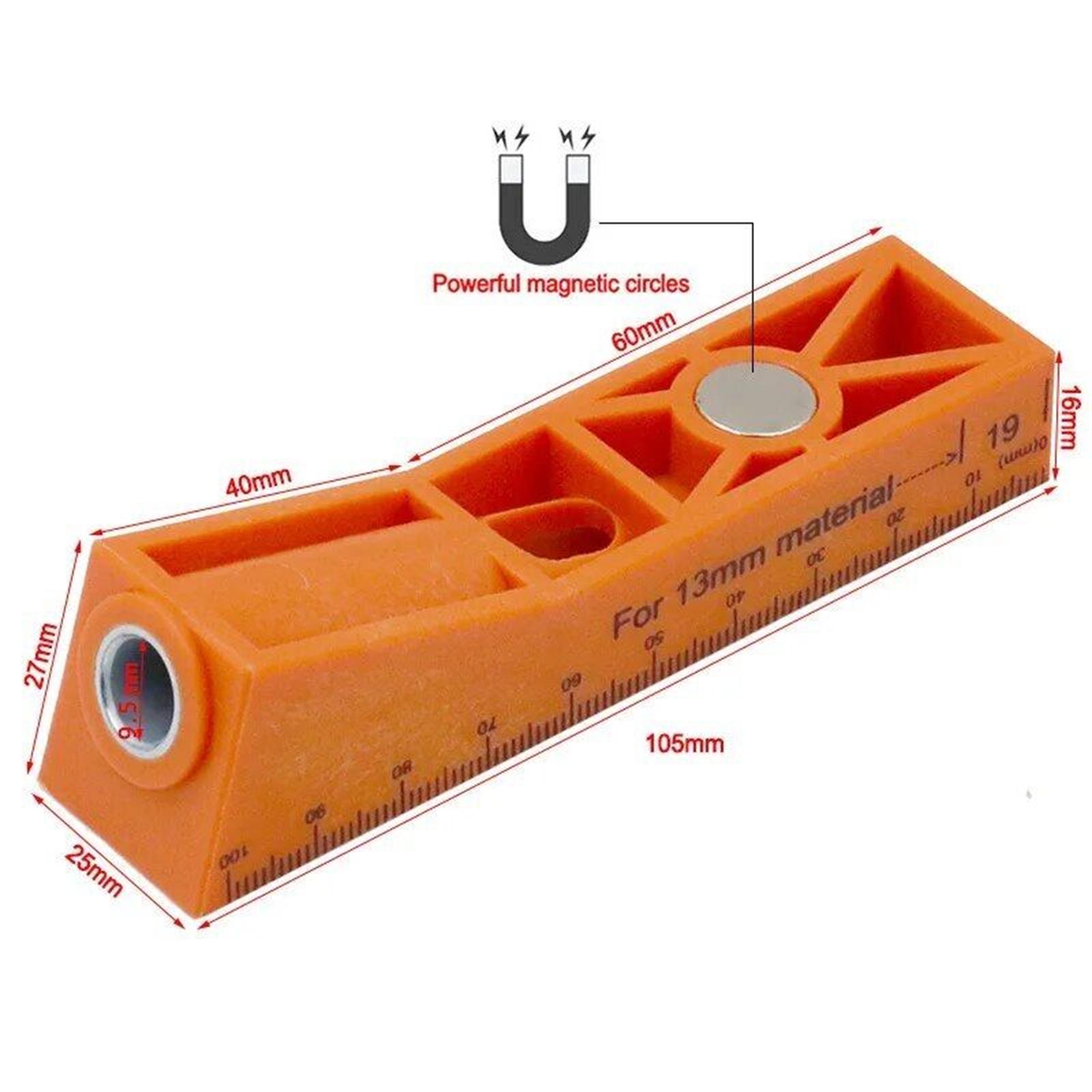 Punch Locator Inclined Hole Positioner Drilling Tool For Carpenter, Essential Woodworking Accessory, Inclined Hole Locator Positioner For Carpenter Type A: (single side)
Punch Locator Inclined Hole Positioner Drilling Tool For Carpenter, Essential Woodworking Accessory, Inclined Hole Locator Positioner For Carpenter Type A: (single side)