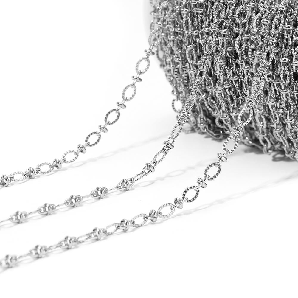 Never Fade 1meter Stainless Steel 8 Chains Gold Handmade Necklace Rolo Link Chain for Bracelet DIY Jewelry Making Accessories
Never Fade 1meter Stainless Steel 8 Chains Gold Handmade Necklace Rolo Link Chain for Bracelet DIY Jewelry Making Accessories