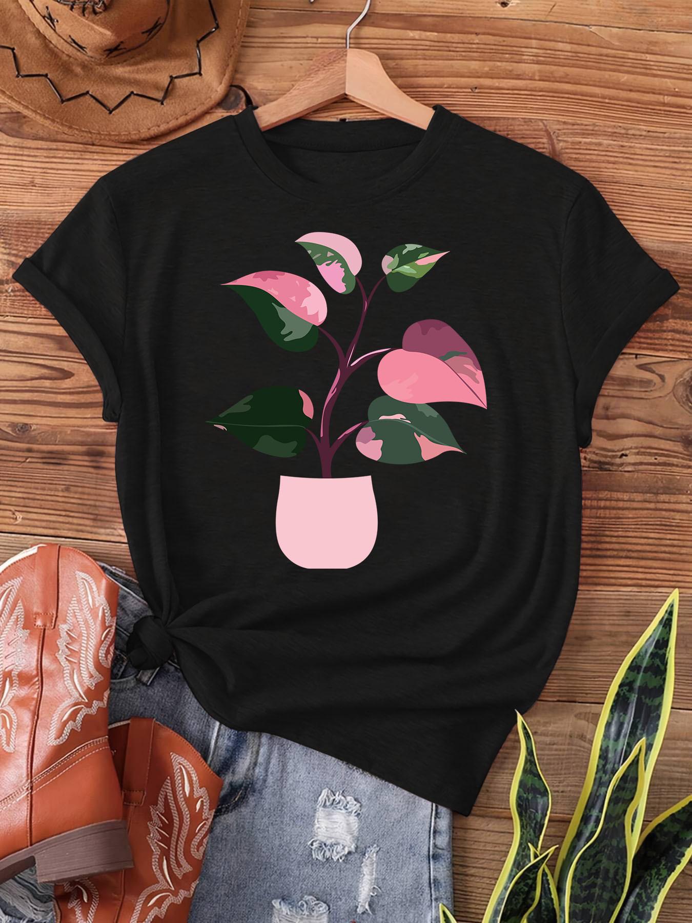 Rare Pink Princess Philodendron Plants Plant Collector Gifts Print T-shirt, Short Sleeve Crew Neck Casual Top for Summer & Spring, Women s Clothing 5XL різнокольоровий
Rare Pink Princess Philodendron Plants Plant Collector Gifts Print T-shirt, Short Sleeve Crew Neck Casual Top for Summer & Spring, Women s Clothing 5XL різнокольоровий