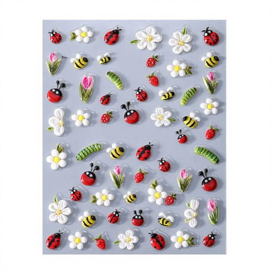 Flower Nail Art Sticker Self-adhesive Summer Floral Plants DIY Home Salon Ladybird 5D Embossed Women Fake 1
Flower Nail Art Sticker Self-adhesive Summer Floral Plants DIY Home Salon Ladybird 5D Embossed Women Fake 1