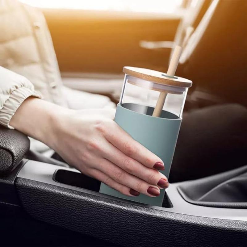 1pc Glass Tumbler With Bamboo Lid And Silicone Sleeve High Borosilicate Glass Water Bottle Water Cups Summer Winter Drinkware 401-500ml белый
1pc Glass Tumbler With Bamboo Lid And Silicone Sleeve High Borosilicate Glass Water Bottle Water Cups Summer Winter Drinkware 401-500ml белый