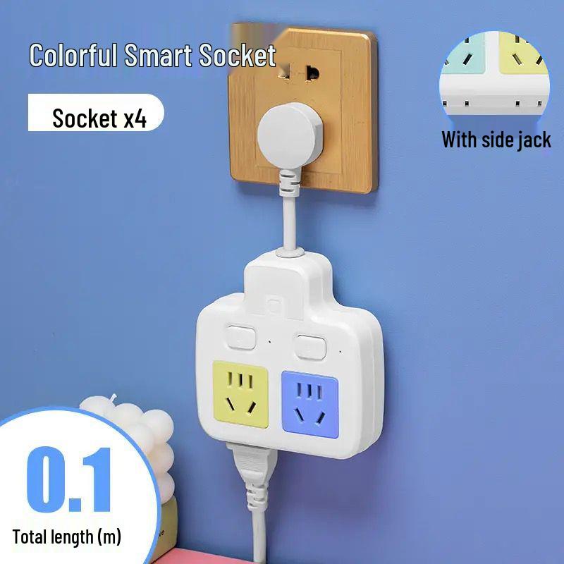 Multifunctional USB Power Strip with Night Light and Independent Switches
Multifunctional USB Power Strip with Night Light and Independent Switches