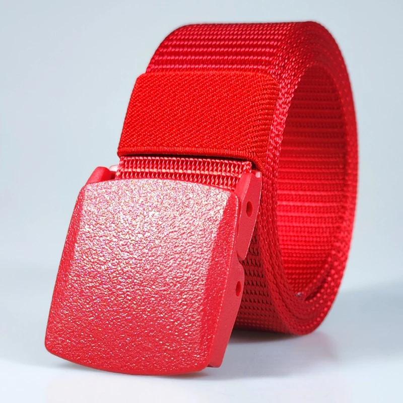 Red Automatic Buckle Nylon Tactical Men Belt Waist Canvas Belt Outdoor Strap Travel Jeans Belts for Women White Black Bule Belts 3.8cm X120cm
Red Automatic Buckle Nylon Tactical Men Belt Waist Canvas Belt Outdoor Strap Travel Jeans Belts for Women White Black Bule Belts 3.8cm X120cm
