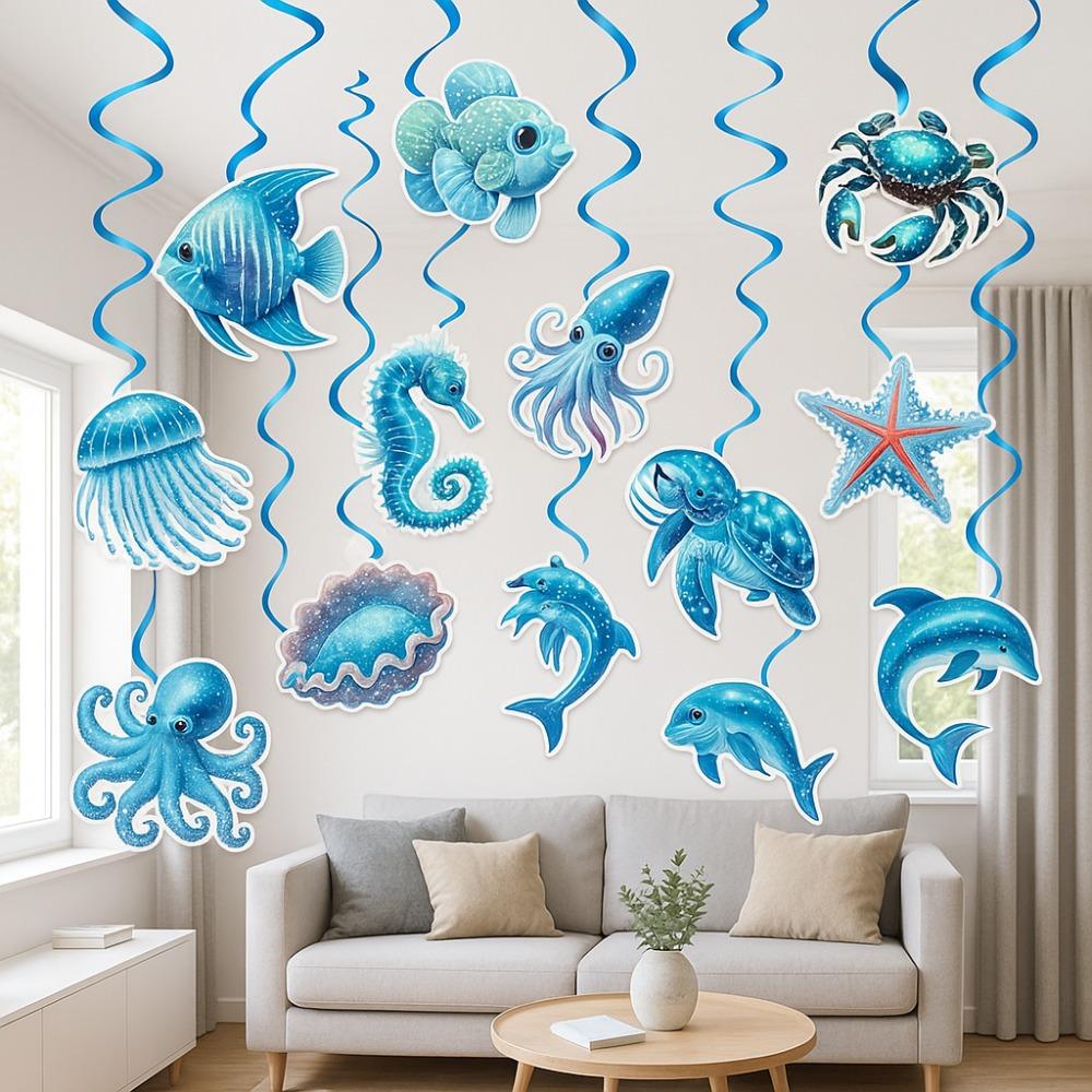 12pcs Waterproof Hawaiian Spiral Hanging Tag Festival Ocean Theme Pendant Party Favors 12pcs
12pcs Waterproof Hawaiian Spiral Hanging Tag Festival Ocean Theme Pendant Party Favors 12pcs