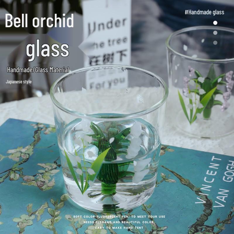 Стеклянная чашка ручной работы «Ландыш» в японском стиле - Жаропрочное боросиликатное стекло для кофе или чая 370ml
Стеклянная чашка ручной работы «Ландыш» в японском стиле - Жаропрочное боросиликатное стекло для кофе или чая 370ml