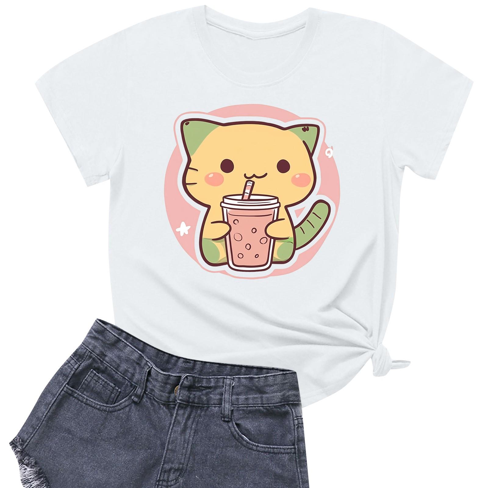 Женская повседневная футболка с круглым вырезом и короткими рукавами с принтом XL белый
Женская повседневная футболка с круглым вырезом и короткими рукавами с принтом XL белый