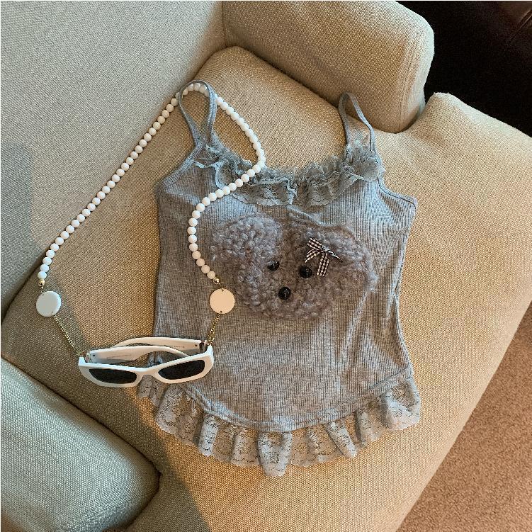 Halter - style Lingerie with Built - in Bra Features a Hairy Puppy Pattern and a Backless Design Sweet and Spicy Girl Style Inner One Size (40-60kg) сірий колір
Halter - style Lingerie with Built - in Bra Features a Hairy Puppy Pattern and a Backless Design Sweet and Spicy Girl Style Inner One Size (40-60kg) сірий колір