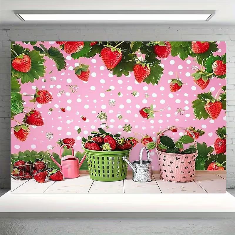 2D Sweet Strawberry Print Party Backdrop for Summer & Fruit Celebrations 47.2x31.5inch/120*80cm
2D Sweet Strawberry Print Party Backdrop for Summer & Fruit Celebrations 47.2x31.5inch/120*80cm