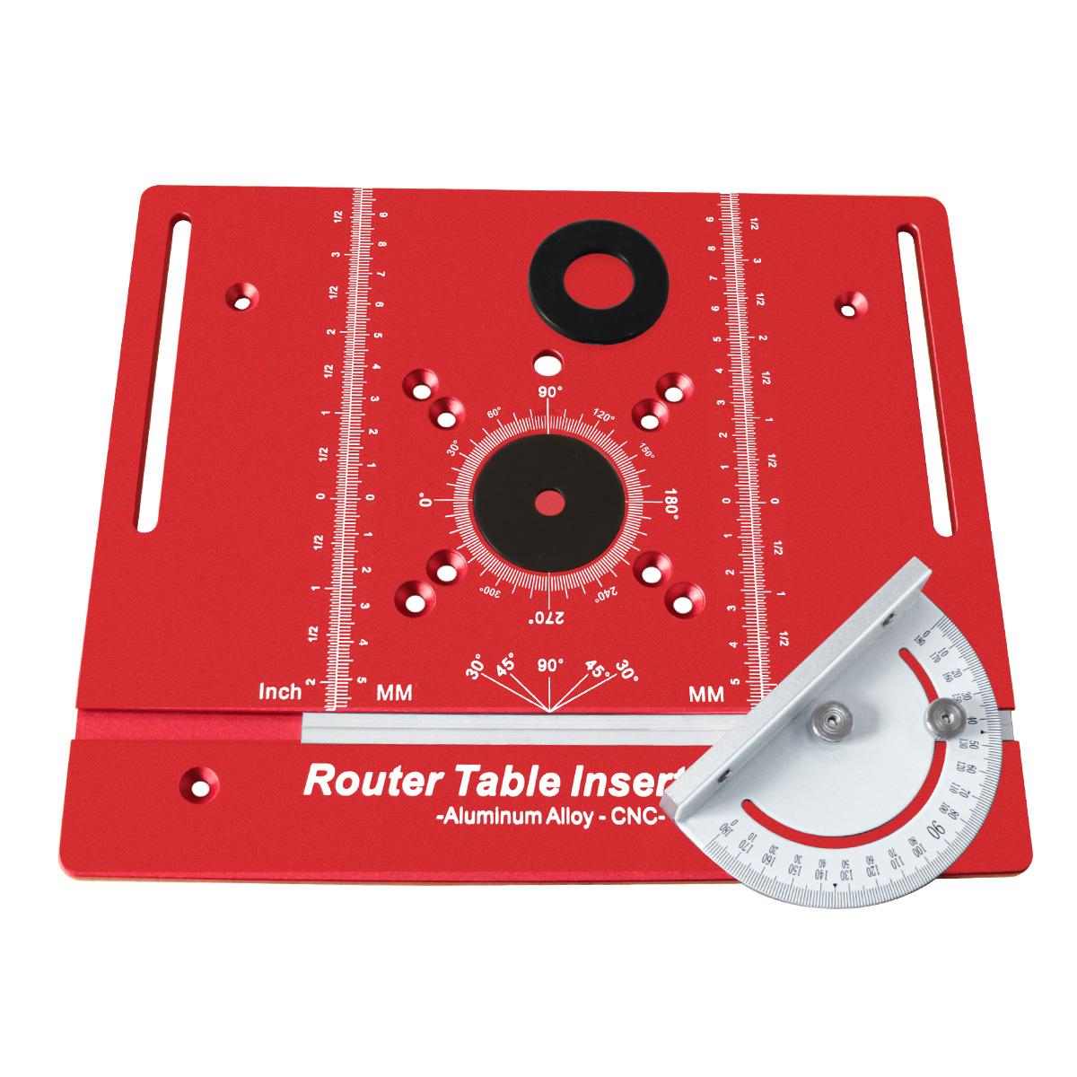 Upgraded New C8 Aluminum Alloy Electric Wood Milling Flip Plate Set, Metric & Inch Milling Table Insertion Plate 360° Marking
Upgraded New C8 Aluminum Alloy Electric Wood Milling Flip Plate Set, Metric & Inch Milling Table Insertion Plate 360° Marking