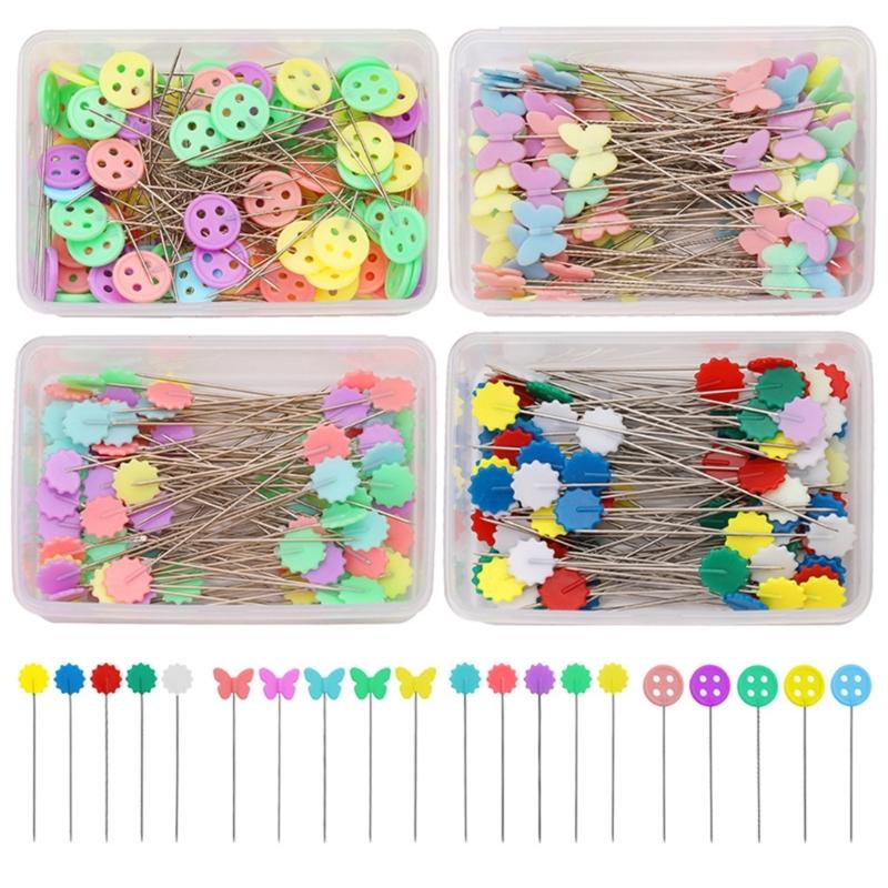 Flower Head Pins Sewing Pins Flat Head Straight Pins Quilting Pins Sewing Patchwork Needle for Sewing Projects 1
Flower Head Pins Sewing Pins Flat Head Straight Pins Quilting Pins Sewing Patchwork Needle for Sewing Projects 1
