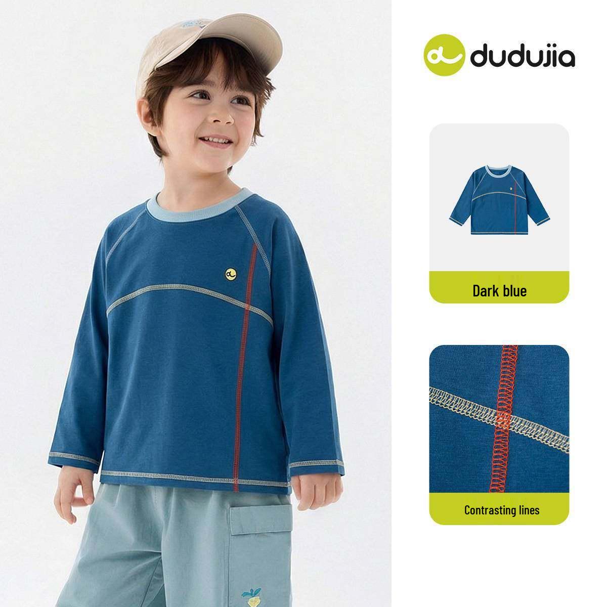 Dudujia Kids Long-Sleeve Cool-Touch T-Shirt - Spring Casual Base Layer for Boys and Girls 80 cm
Dudujia Kids Long-Sleeve Cool-Touch T-Shirt - Spring Casual Base Layer for Boys and Girls 80 cm