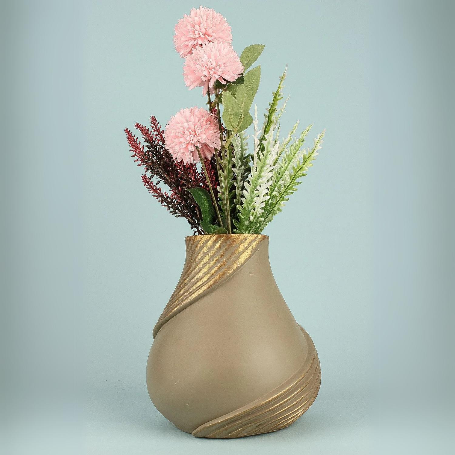 Pitie Handmade Ceramic Vase 20 cm сірий колір
Pitie Handmade Ceramic Vase 20 cm сірий колір