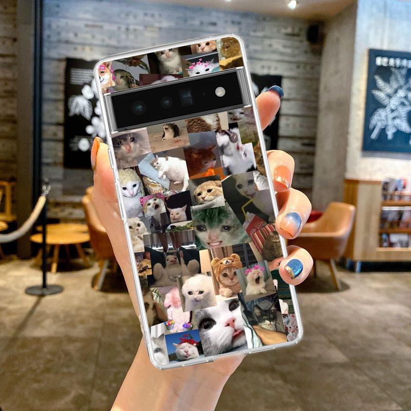 Cat Meme Забавные животные для Google Pixel 8 7 6 Pro 6A 5 4 5A 4A 3A XL 5G чехол для телефона противоударный мягкий прозрачный чехол из ТПУ Чехлы Pixel 3A
Cat Meme Забавные животные для Google Pixel 8 7 6 Pro 6A 5 4 5A 4A 3A XL 5G чехол для телефона противоударный мягкий прозрачный чехол из ТПУ Чехлы Pixel 3A
