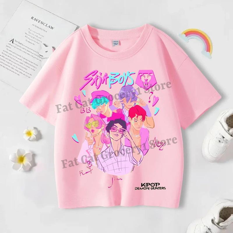 Kpop Охотник на демонов Хлопковая футболка Руми Мира Зои Аниме Детская одежда для девочек и мальчиков Летняя футболка с коротким рукавом Детская модная футболка Топ Подарок 120
Kpop Охотник на демонов Хлопковая футболка Руми Мира Зои Аниме Детская одежда для девочек и мальчиков Летняя футболка с коротким рукавом Детская модная футболка Топ Подарок 120