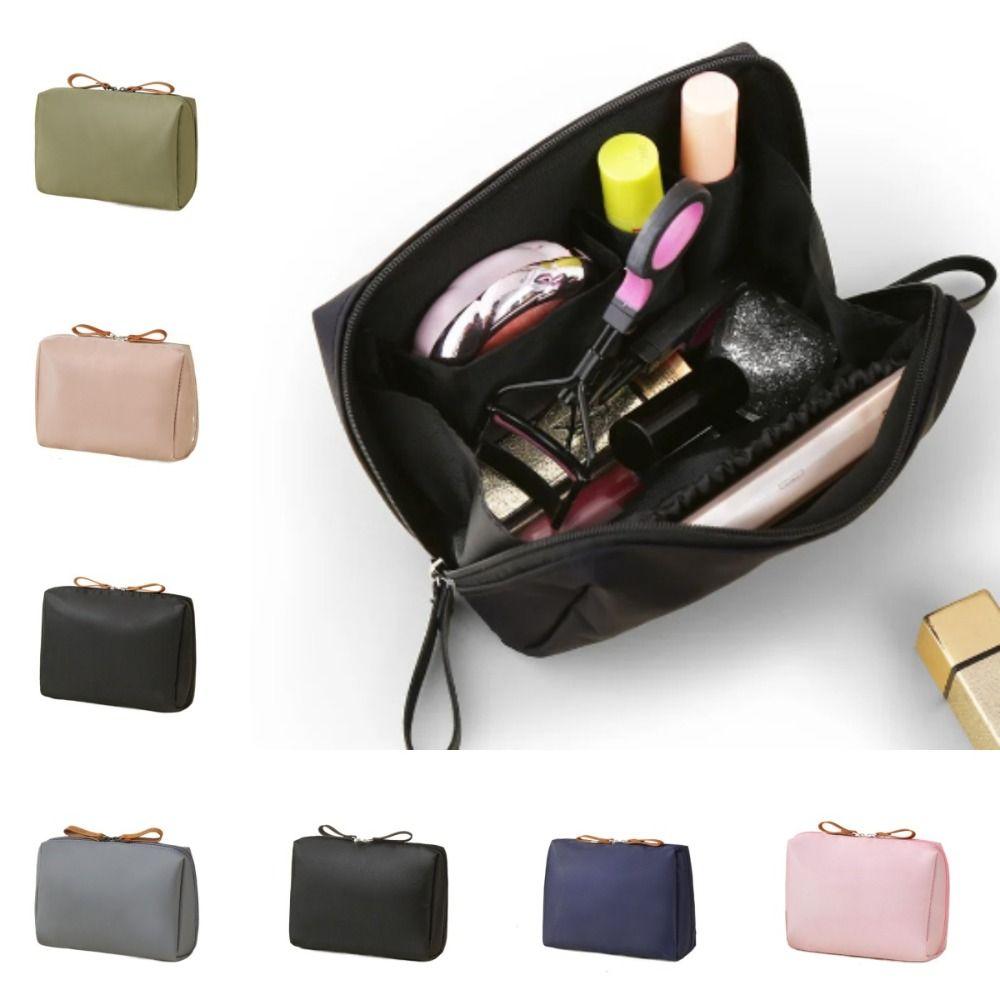Portable Makeup Pouch Bag Waterproof Toiletry Organizer Fashion Travel Cosmetic Bag Women Pink-M
Portable Makeup Pouch Bag Waterproof Toiletry Organizer Fashion Travel Cosmetic Bag Women Pink-M