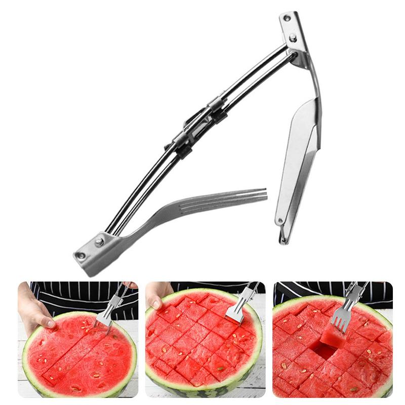 Stainless Steel Watermelon Slicer Stainless Fruit Cutter Salad Forks Slicer Ergonomic Kitchen Slicing Baller For Party Picnic CHINA
Stainless Steel Watermelon Slicer Stainless Fruit Cutter Salad Forks Slicer Ergonomic Kitchen Slicing Baller For Party Picnic CHINA