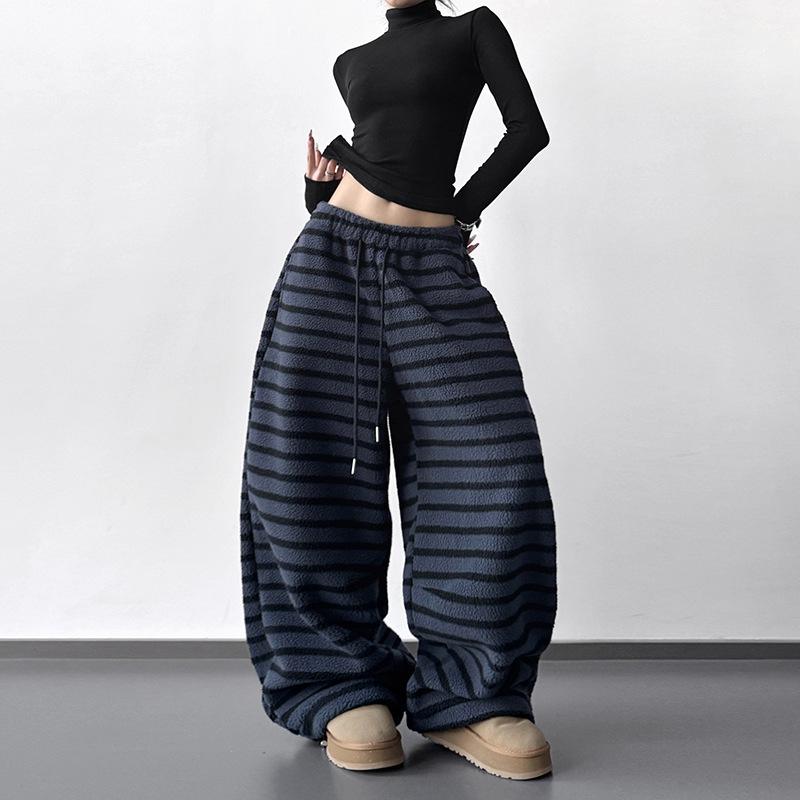 Women s Casual Striped Wide-Leg Pants - Elastic Waist & Drawstring, Slimming & Loose Fit XL синій
Women s Casual Striped Wide-Leg Pants - Elastic Waist & Drawstring, Slimming & Loose Fit XL синій