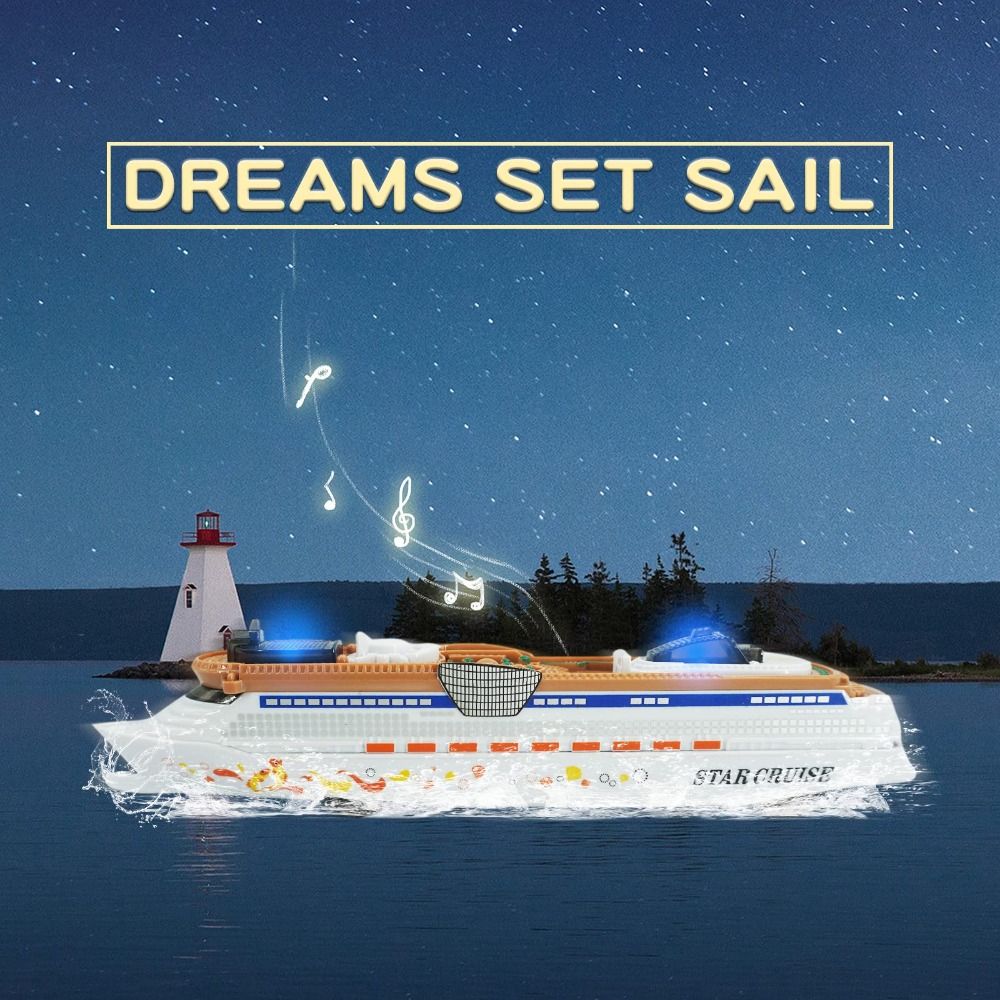 Gift for Kids Home Decoration Cruise Ship Model Toy with Light and Sound Ocean Liner Boat Toy aircraft carrier
Gift for Kids Home Decoration Cruise Ship Model Toy with Light and Sound Ocean Liner Boat Toy aircraft carrier