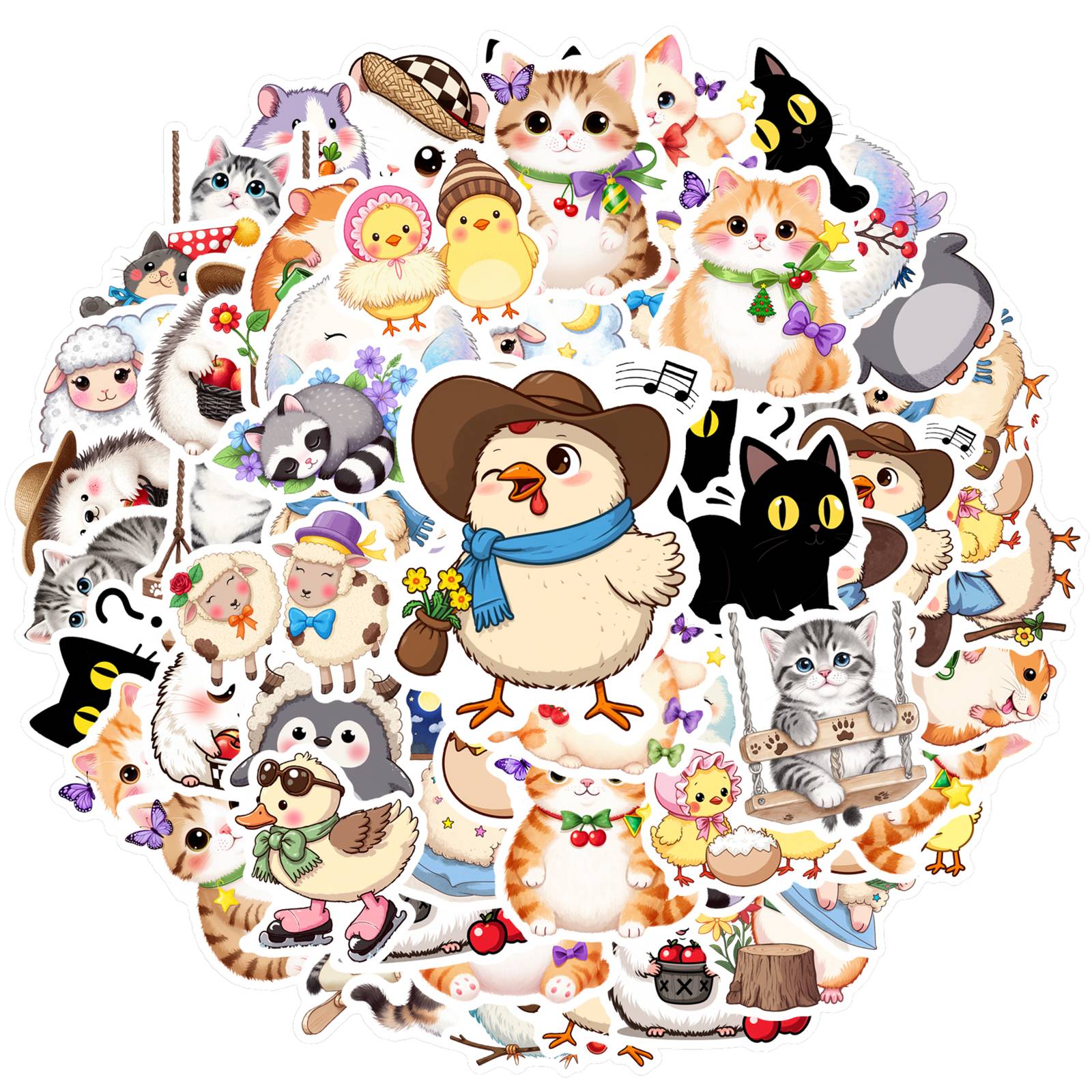 35pcs Playful Cute Animals Stickers Cartoon Cartoon Pets Teacher Reward Stickers Funny Stickers For DIY Phone Laptop Scrapbook
35pcs Playful Cute Animals Stickers Cartoon Cartoon Pets Teacher Reward Stickers Funny Stickers For DIY Phone Laptop Scrapbook