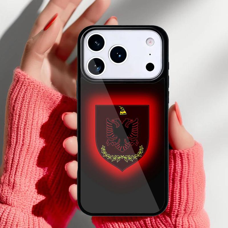 Albania flag Phone Case for iPhone 17 16 15 14 13 Pro Max Back Cover for 12 11 Pro Coque iPhone 16e
Albania flag Phone Case for iPhone 17 16 15 14 13 Pro Max Back Cover for 12 11 Pro Coque iPhone 16e
