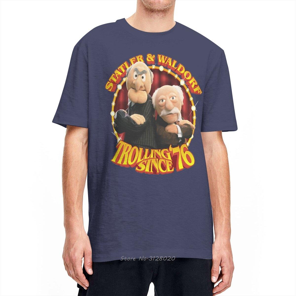 Trolling 76 Since Statler And Waldorf Muppet Show Tshirt Men Cotton Casual Tshirt Fashion Fitness Short Sleeve T Shirt Tops S
Trolling 76 Since Statler And Waldorf Muppet Show Tshirt Men Cotton Casual Tshirt Fashion Fitness Short Sleeve T Shirt Tops S
