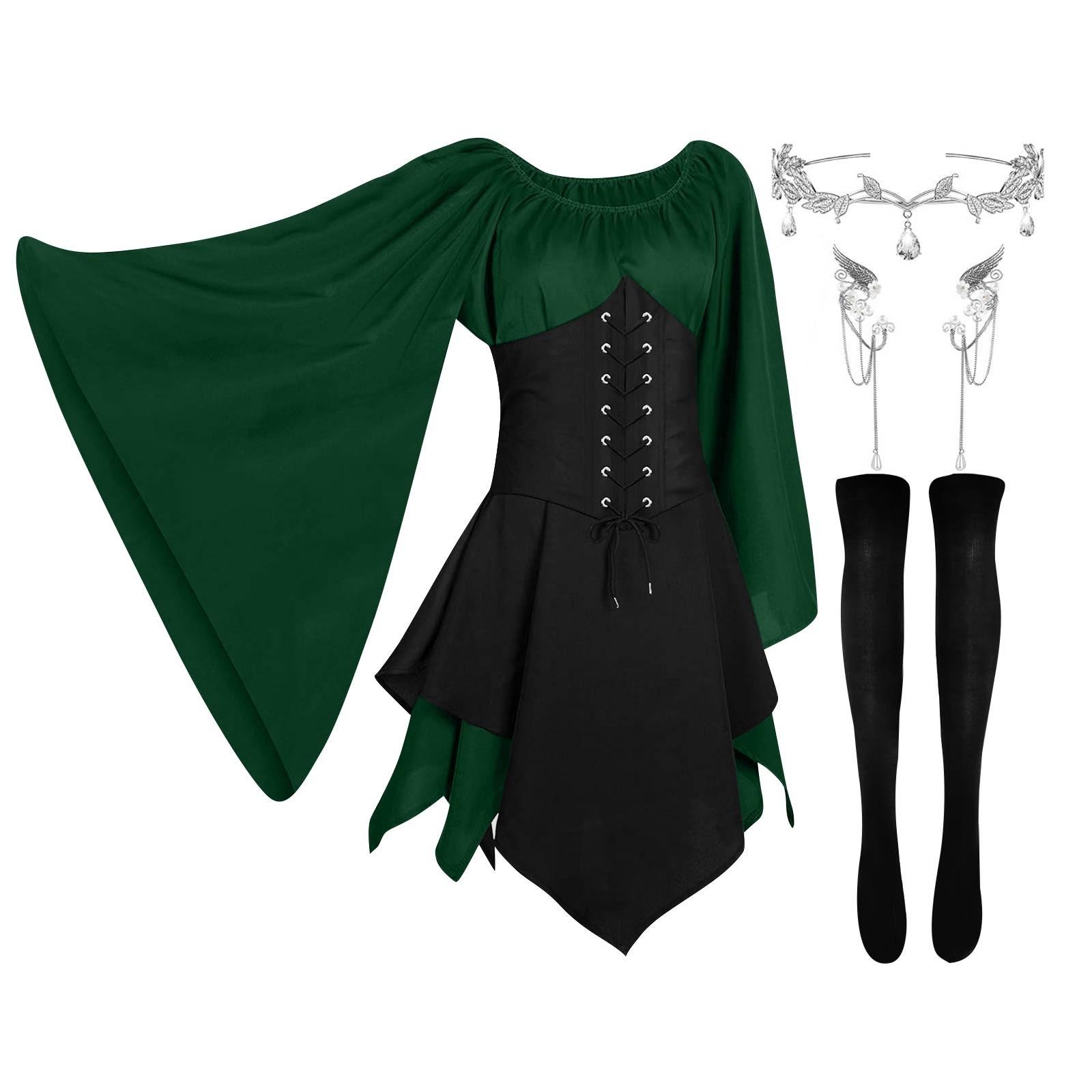 Женское модное винтажное платье с длинным рукавом, вечернее вечернее вечернее платье для косплея XL чёрный
Женское модное винтажное платье с длинным рукавом, вечернее вечернее вечернее платье для косплея XL чёрный