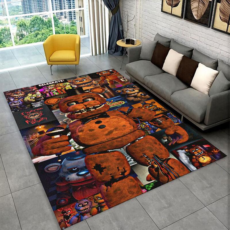 Classic F-FNAF Horror Game Freddy Carpet Rug for Playroom Bedroom Living Room Sofa Home Decor,kid Area Rug Non-slip Floor Mat 40x60cm
Classic F-FNAF Horror Game Freddy Carpet Rug for Playroom Bedroom Living Room Sofa Home Decor,kid Area Rug Non-slip Floor Mat 40x60cm