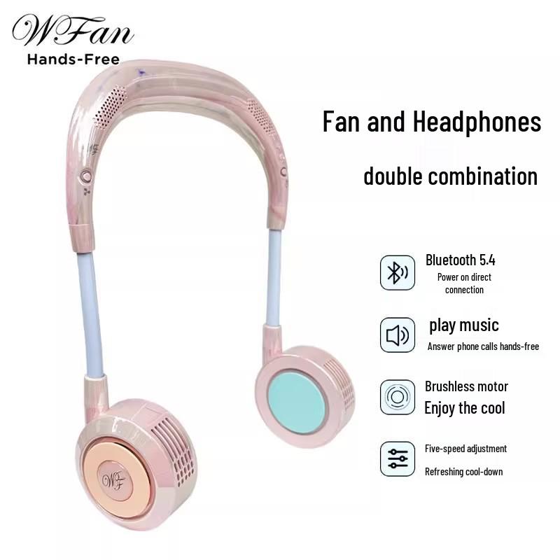 Ayi Neck Fan with Bluetooth Speaker & 5-Speed Adjustment for Outdoor Activities With Bluetooth Speaker
Ayi Neck Fan with Bluetooth Speaker & 5-Speed Adjustment for Outdoor Activities With Bluetooth Speaker