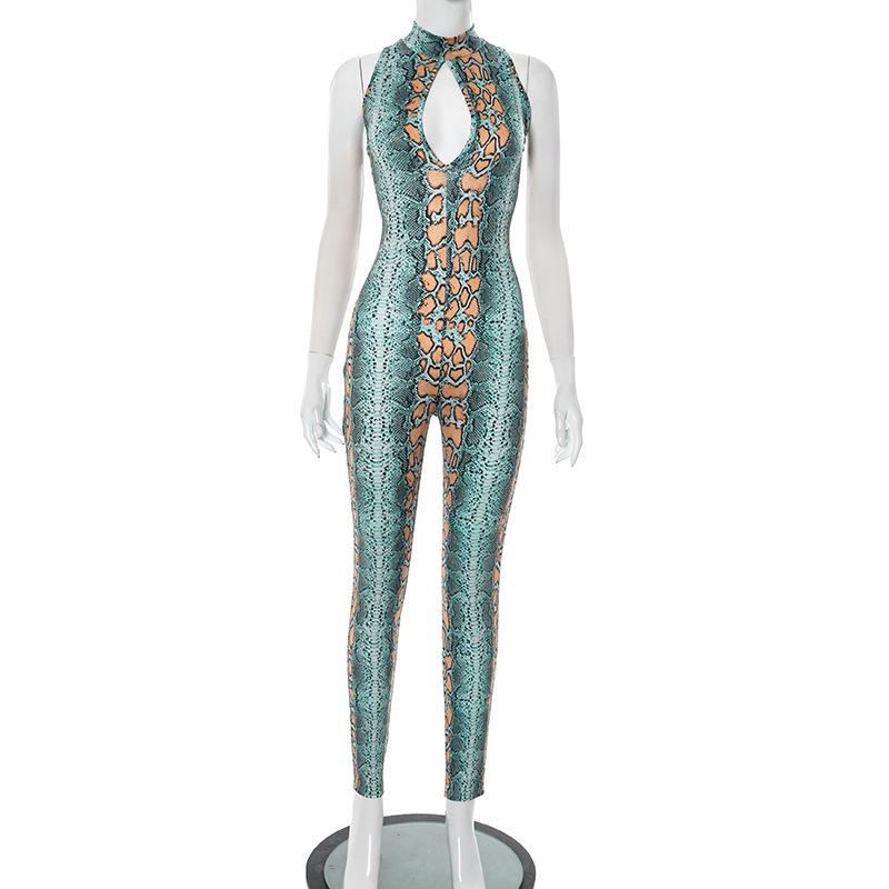 European Sleeveless Snake Print Jumpsuit S
European Sleeveless Snake Print Jumpsuit S