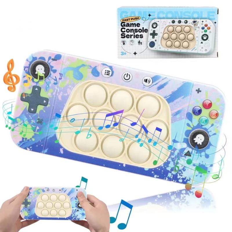 Игрушки для сенсорных игрушек Pop Push Bubble Fidget Whack A Mole Music Quick Press Bubble Game Machine Squeeze Stress Relief Toy Gifts for Kids
Игрушки для сенсорных игрушек Pop Push Bubble Fidget Whack A Mole Music Quick Press Bubble Game Machine Squeeze Stress Relief Toy Gifts for Kids