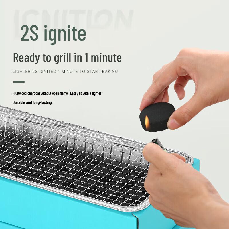 Portable Disposable Smokeless BBQ Grill
Portable Disposable Smokeless BBQ Grill