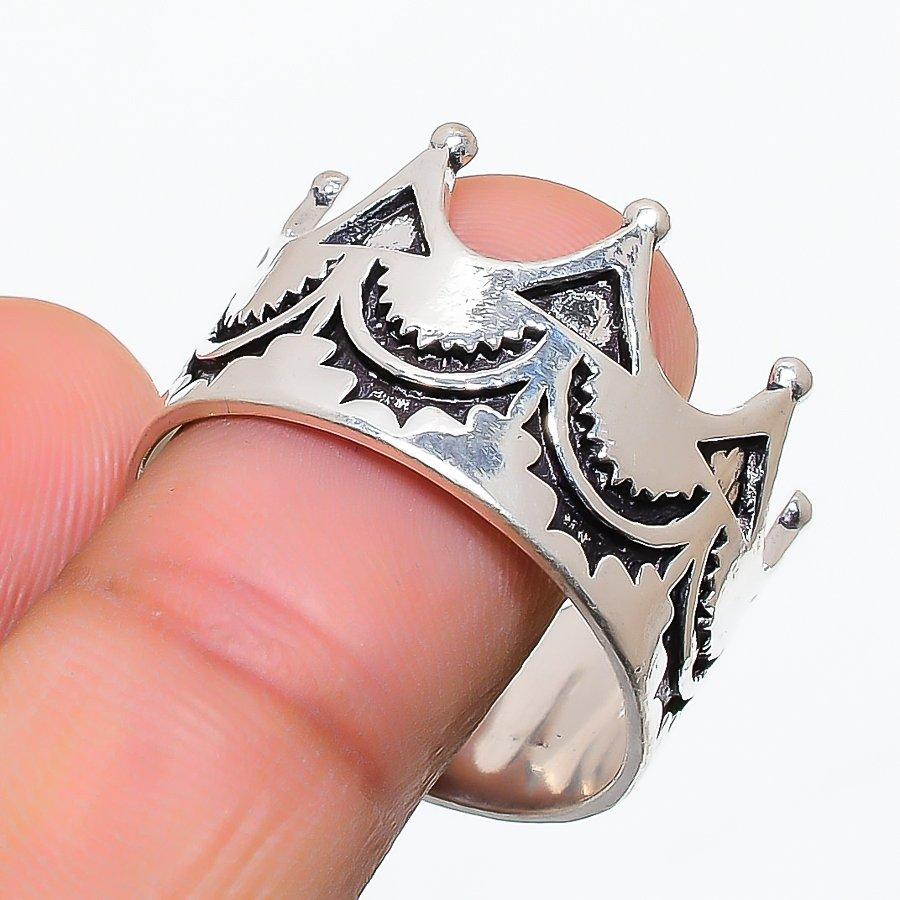 Корона Вигляд Дорогоцінний Камінь Ручна Робота Срібло 925 Проби Ювелірний Перстень Розмір 10.5 GK-5534
Корона Вигляд Дорогоцінний Камінь Ручна Робота Срібло 925 Проби Ювелірний Перстень Розмір 10.5 GK-5534