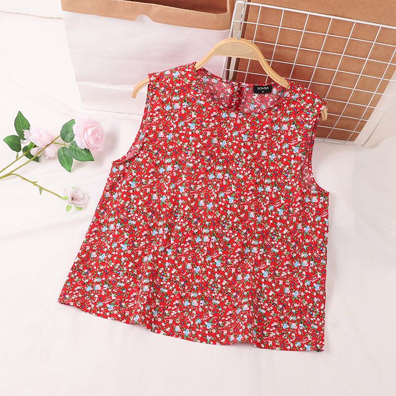 VONDA Женские повседневные свободные майки с круглым вырезом и цветочным принтом без рукавов 5XL красный
VONDA Женские повседневные свободные майки с круглым вырезом и цветочным принтом без рукавов 5XL красный