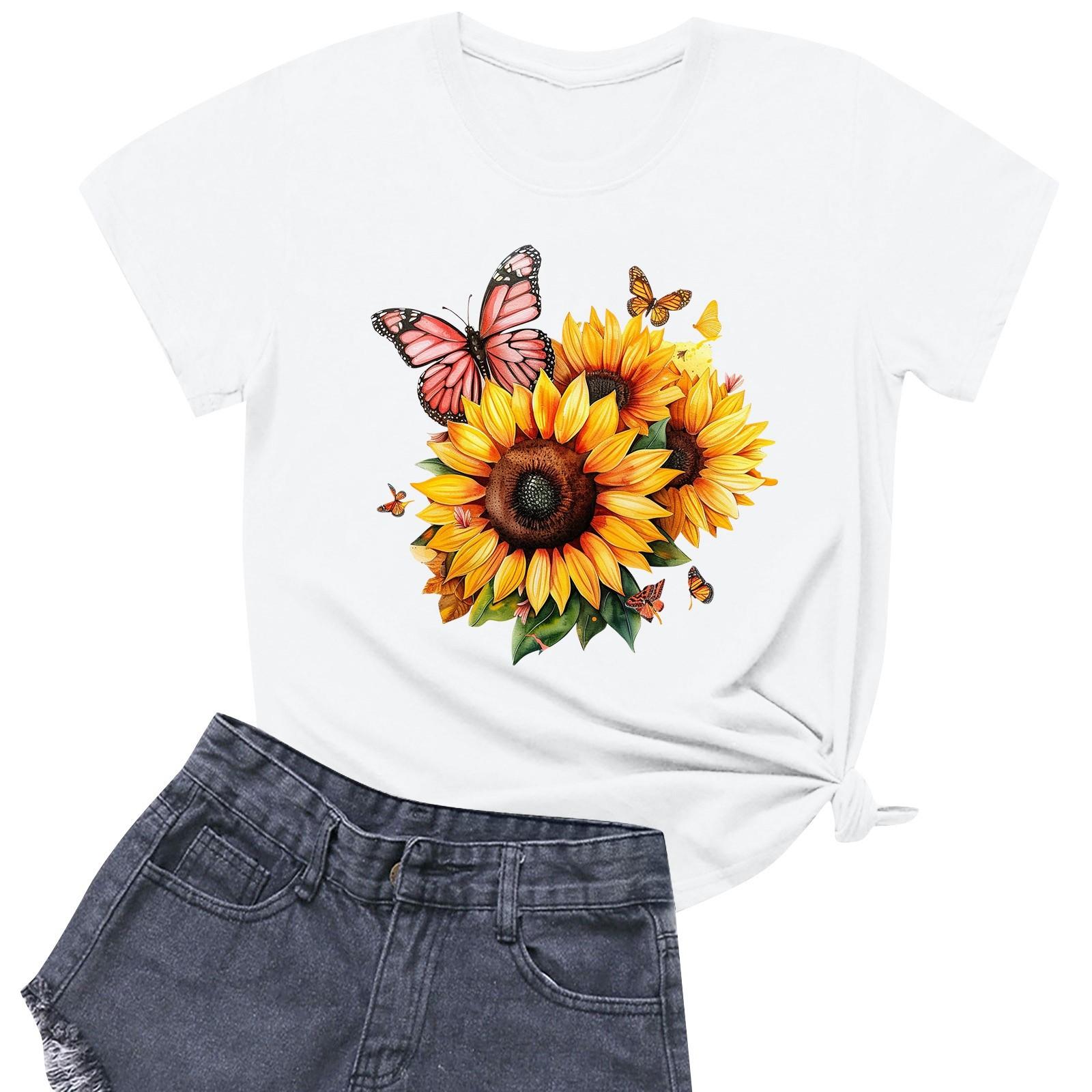 Женская модная повседневная футболка с круглым вырезом и короткими рукавами L белый
Женская модная повседневная футболка с круглым вырезом и короткими рукавами L белый