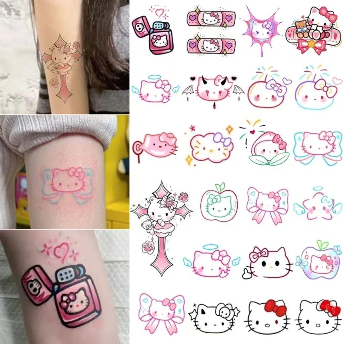 Adorable Waterproof Kitty Cat Tattoo Stickers - Cute Cartoon Long-Lasting Arm Accessories, Washable & Perfect Gift for Bestie Standard
Adorable Waterproof Kitty Cat Tattoo Stickers - Cute Cartoon Long-Lasting Arm Accessories, Washable & Perfect Gift for Bestie Standard