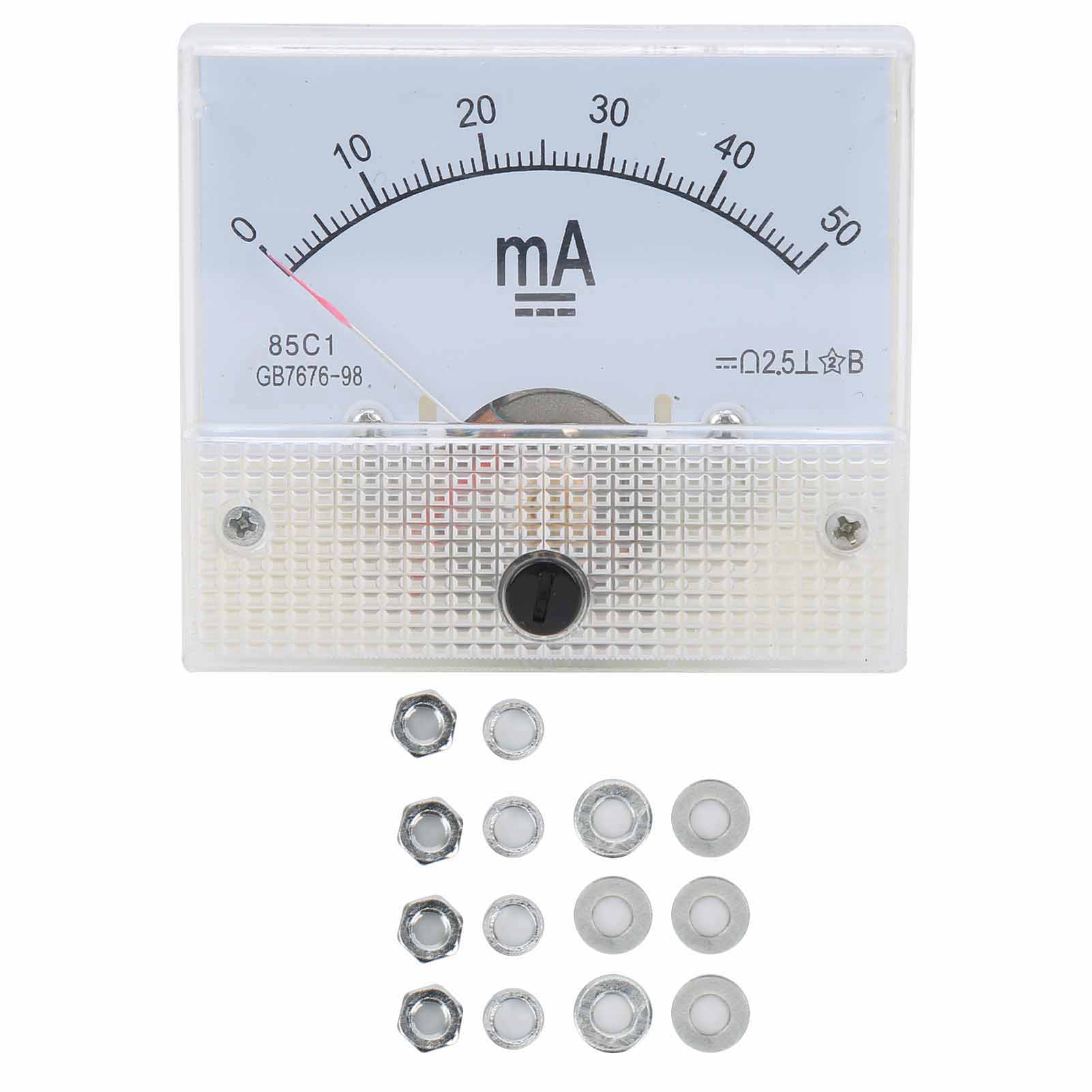 Pointer Ammeter DC Current Panel Meter High Accuracy Measuring Instrument 85C1 DC 0~50MA
Pointer Ammeter DC Current Panel Meter High Accuracy Measuring Instrument 85C1 DC 0~50MA