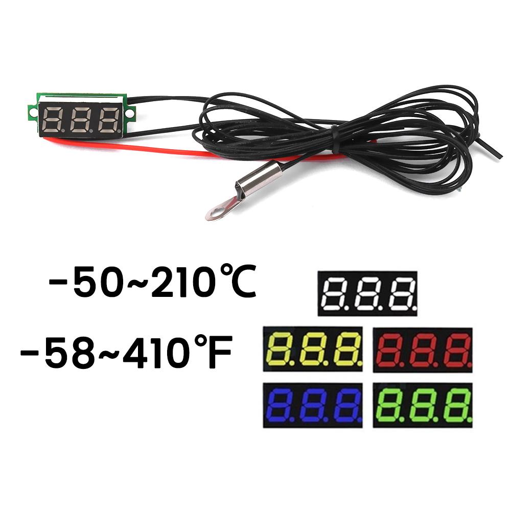 0.28 Inch Temperature Digital Thermometer NTC Waterproof Probe -50~210 ℃/-58~410 ℉ Blue/Green/Red/White/Yellow Display DC4~28V -58 410 Fahrenheit жовтий
0.28 Inch Temperature Digital Thermometer NTC Waterproof Probe -50~210 ℃/-58~410 ℉ Blue/Green/Red/White/Yellow Display DC4~28V -58 410 Fahrenheit жовтий