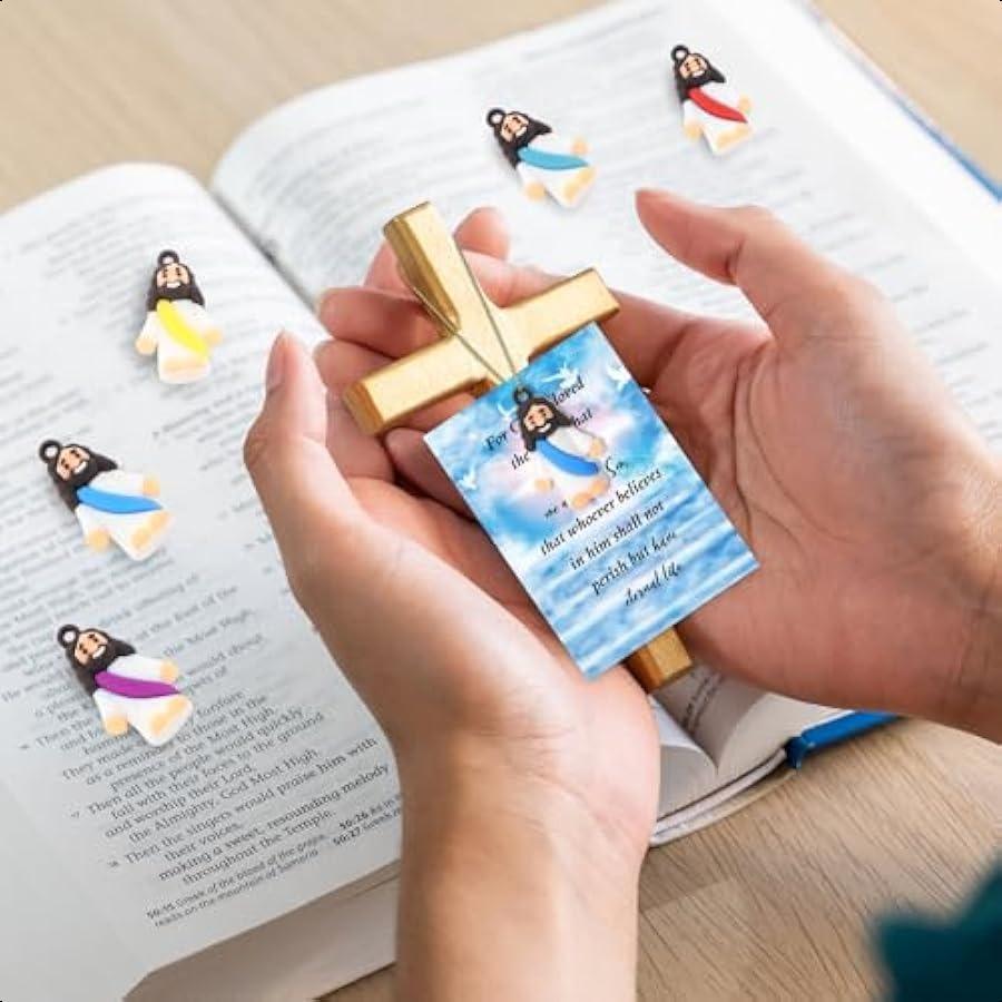 30 Наборів Великодній Маленький Ісус Фігурка з 30 шт. Картки з віршами з Біблії Міні Гумовий Ісус Великодній Кролик Крихітна Гумова Фігурка Висить United States
30 Наборів Великодній Маленький Ісус Фігурка з 30 шт. Картки з віршами з Біблії Міні Гумовий Ісус Великодній Кролик Крихітна Гумова Фігурка Висить United States