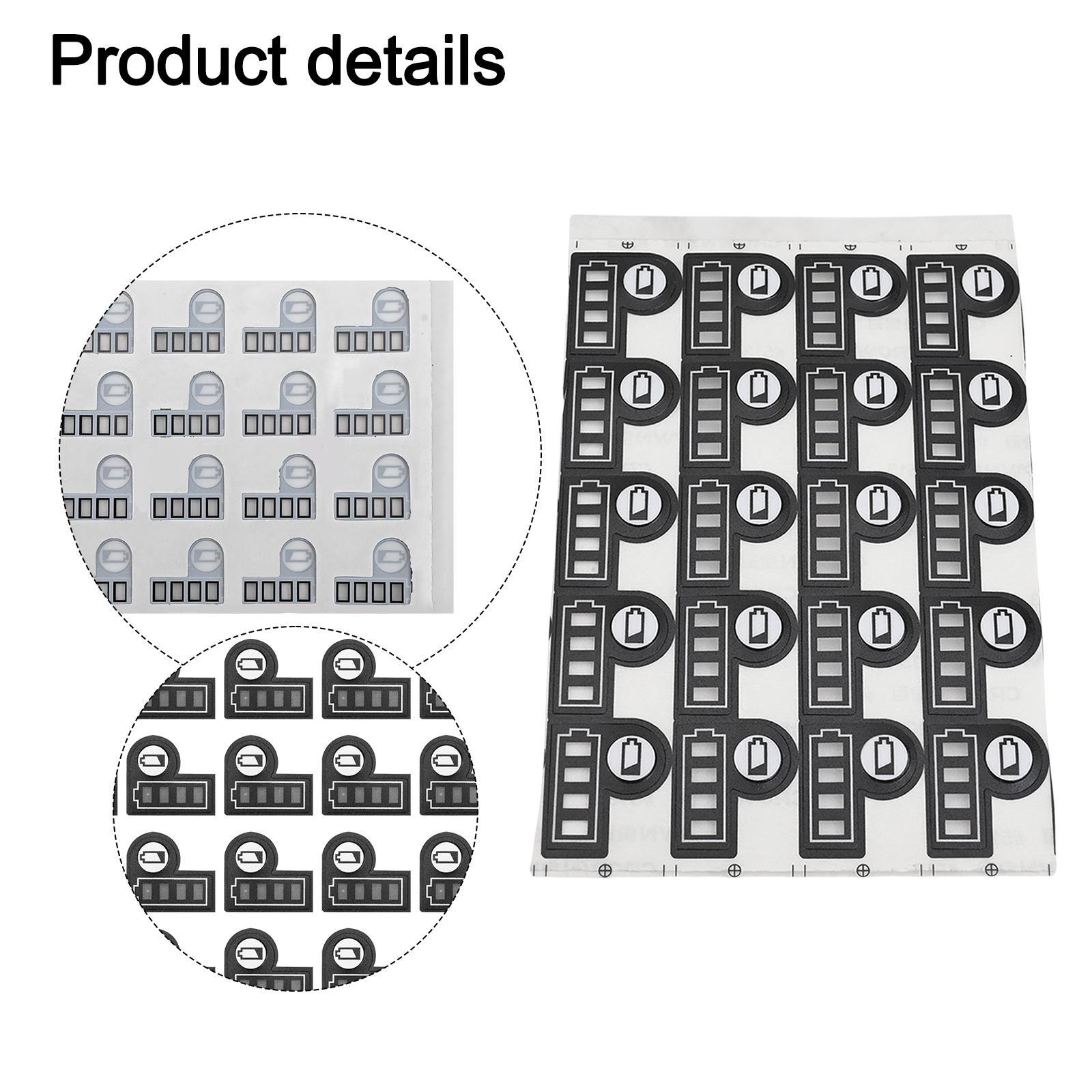 20PCS Battery Capacity Stickers BL1830 BL1430 Suitable for Replacement on For 18V 14 4V Lithium Battery Indicator China Mainland
20PCS Battery Capacity Stickers BL1830 BL1430 Suitable for Replacement on For 18V 14 4V Lithium Battery Indicator China Mainland
