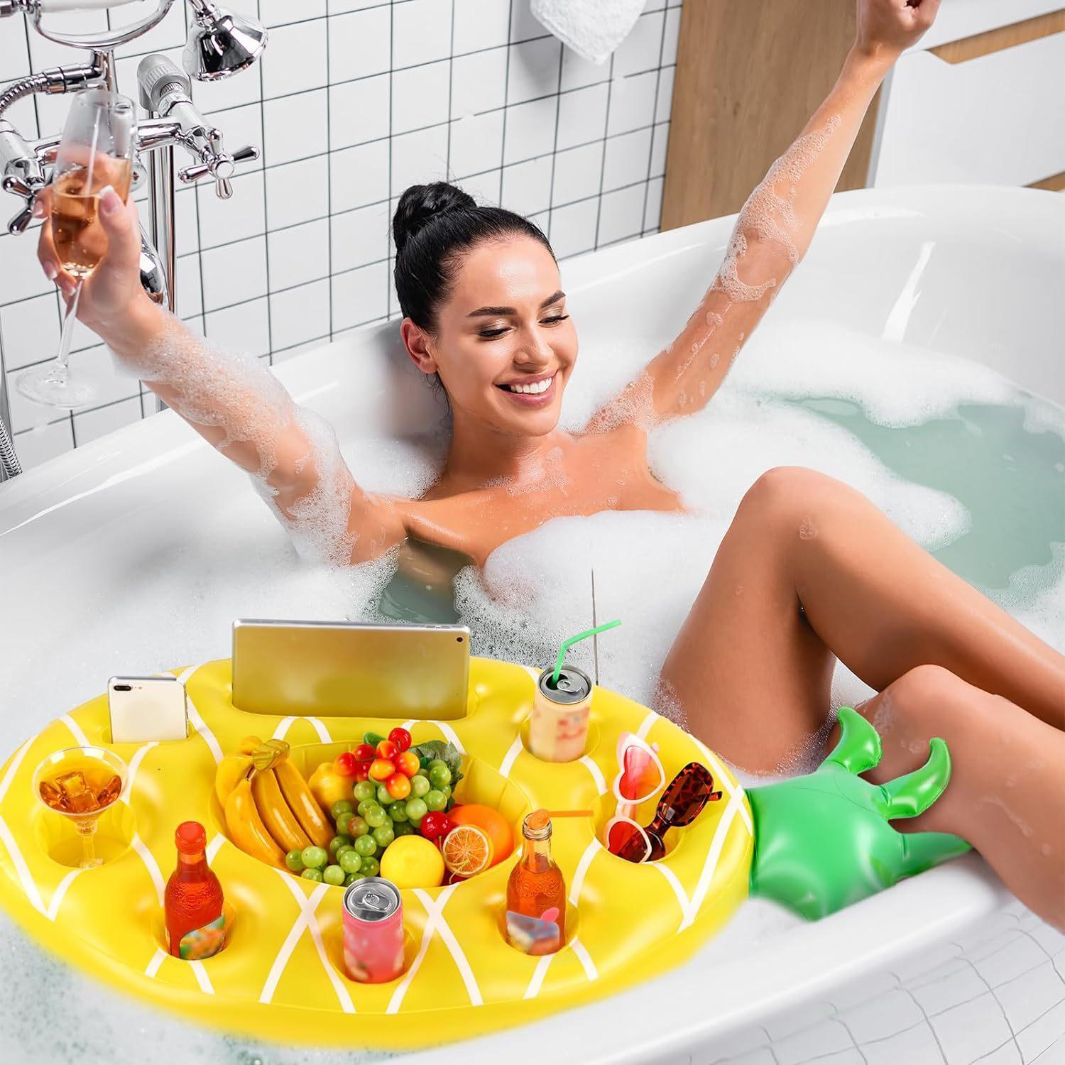 Thickened PVC Inflatable Pineapple Ice Bar Floating Drink Tray Foldable Inflatable Beer Glass Holder Stand 75*50*12cm золотой
Thickened PVC Inflatable Pineapple Ice Bar Floating Drink Tray Foldable Inflatable Beer Glass Holder Stand 75*50*12cm золотой