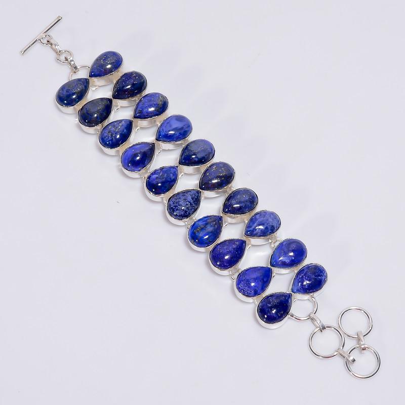 Dazzling Top Grade Qualite 100% Natural Lapis Lazuli Pear Shape Ethnic Style Handmade Jewelry 925 Steling Silver Bracelet 5-8 WSJ-4715 5-8 синій
Dazzling Top Grade Qualite 100% Natural Lapis Lazuli Pear Shape Ethnic Style Handmade Jewelry 925 Steling Silver Bracelet 5-8 WSJ-4715 5-8 синій