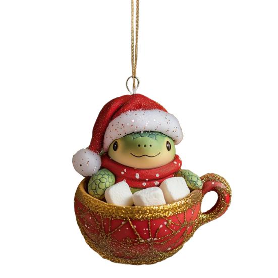 Подвеска для новогодней елки Украшение Черепаха в шапке Санты Дизайн Блестящее украшение Декор для праздничной вечеринки E
Подвеска для новогодней елки Украшение Черепаха в шапке Санты Дизайн Блестящее украшение Декор для праздничной вечеринки E